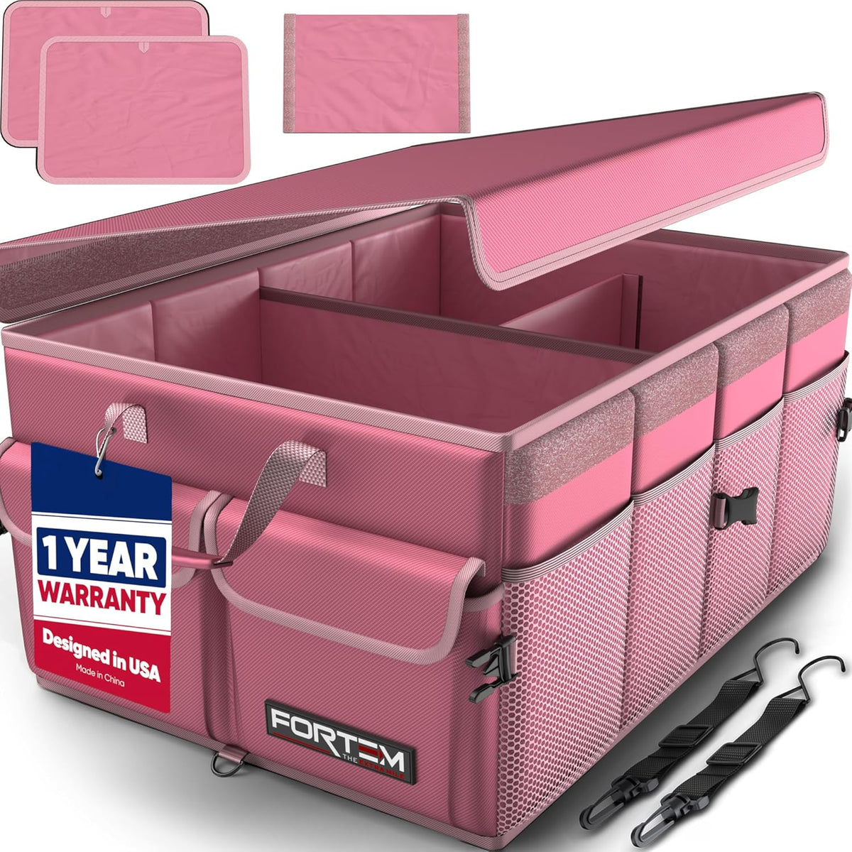 🚗 Heavy Duty Car Trunk Organizer – Foldable Multi-Compartment Storage Solution for SUV, Sedan & Truck