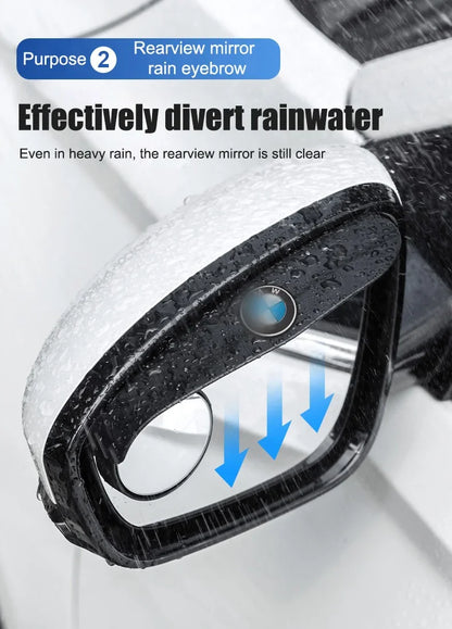 🔥 50% OFF — Car Rear View Mirror Rain Shield for Clearer Driving