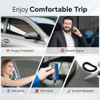 Universal Reduce Infrared Heat & Block UV by 99% Removable Window Tint Film for Cars - DIY Cut for Multiple ShapesMN2