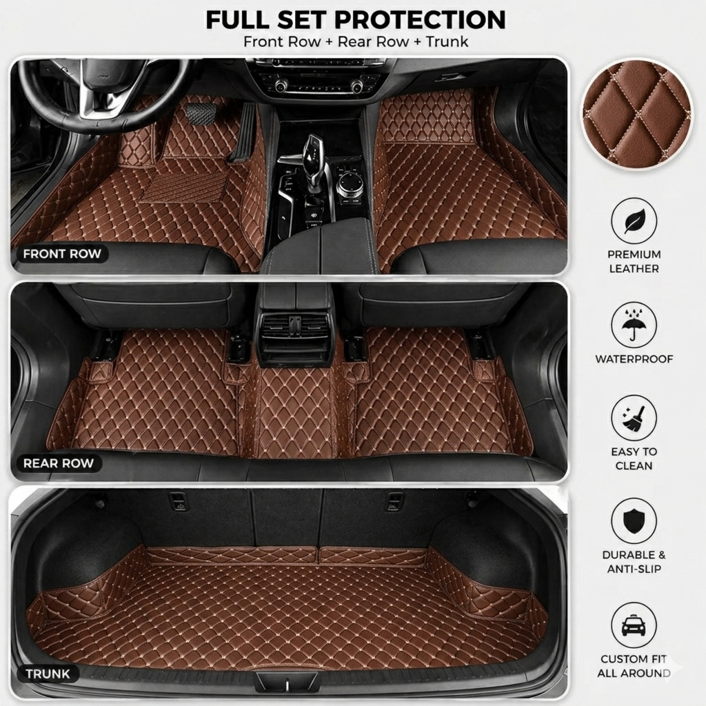 Elvie Heavy Duty Universal Fit Car Mats, SUVs, and TrucksMn