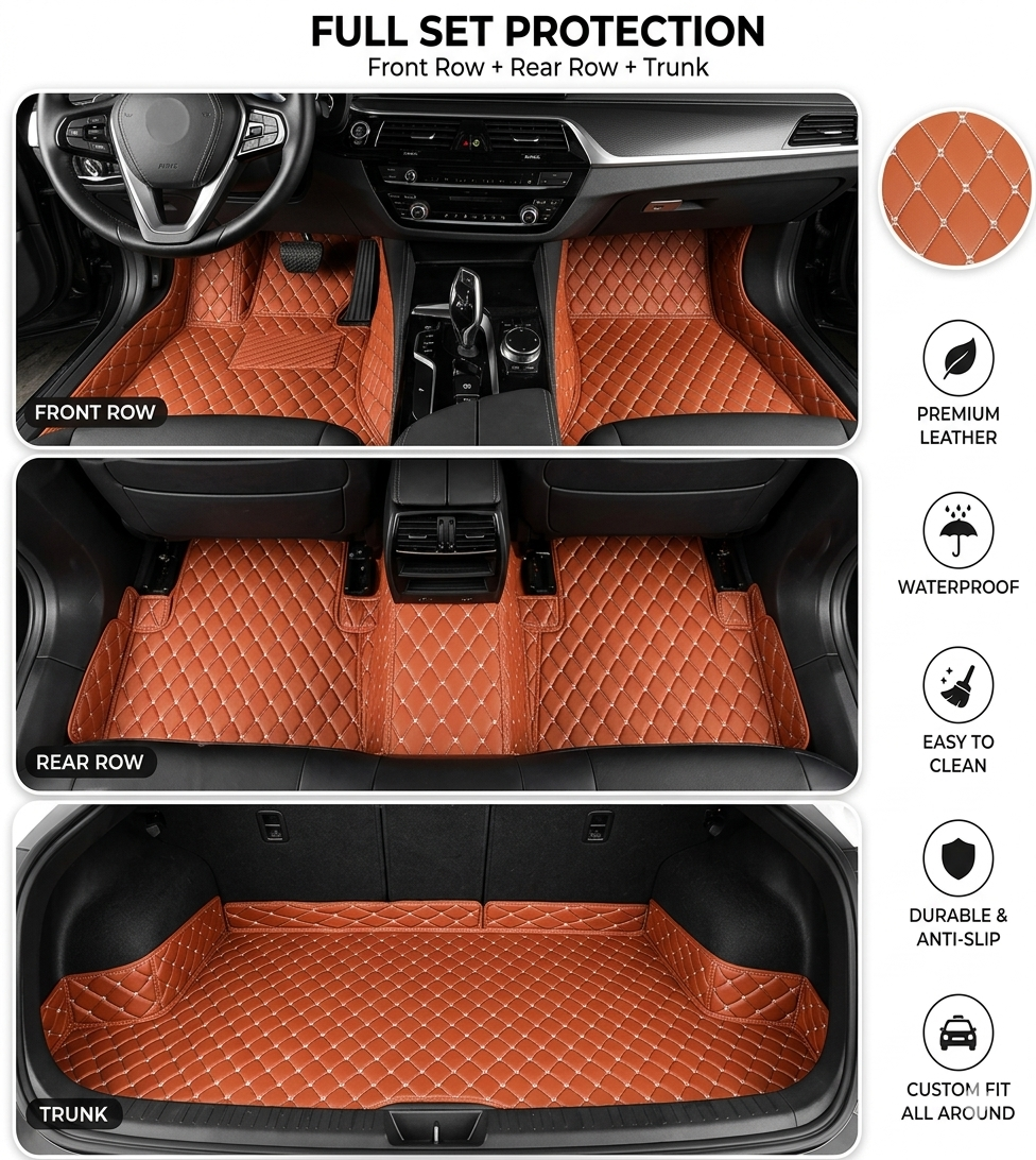 Elvie Heavy Duty Universal Fit Car Mats, SUVs, and TrucksMn