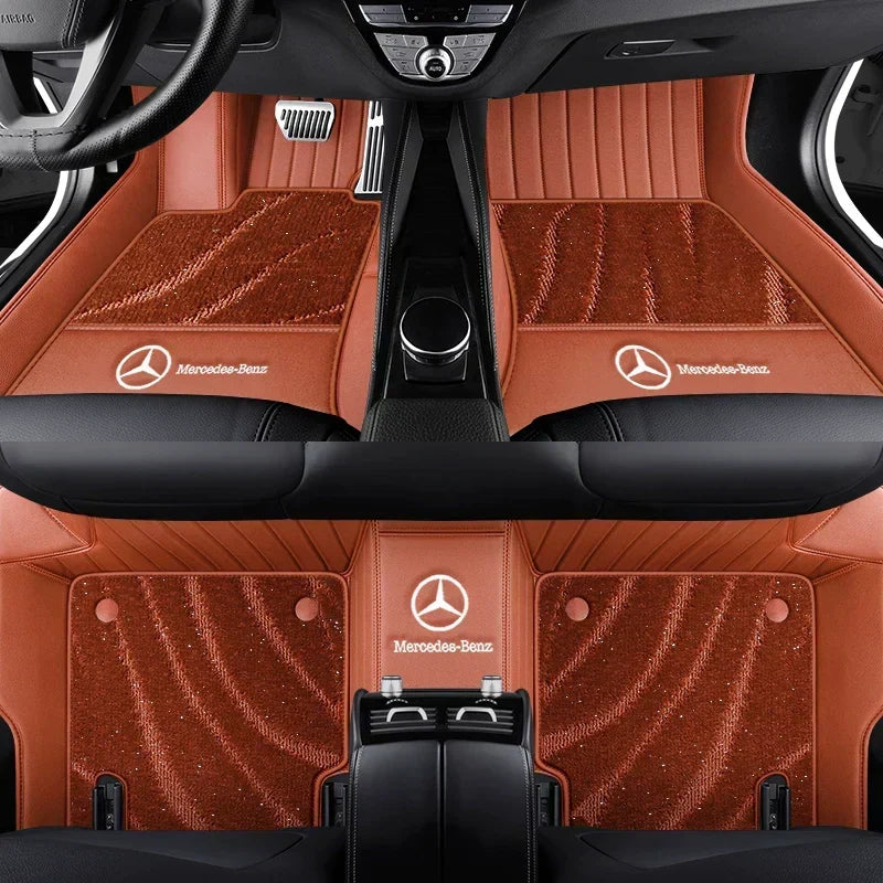 2026 Premium Full-Coverage Leather Car Floor Mats