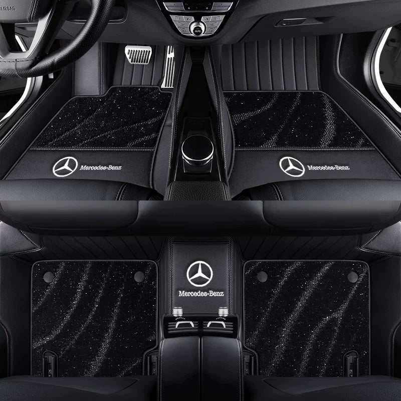 2026 Premium Full-Coverage Leather Car Floor Mats2