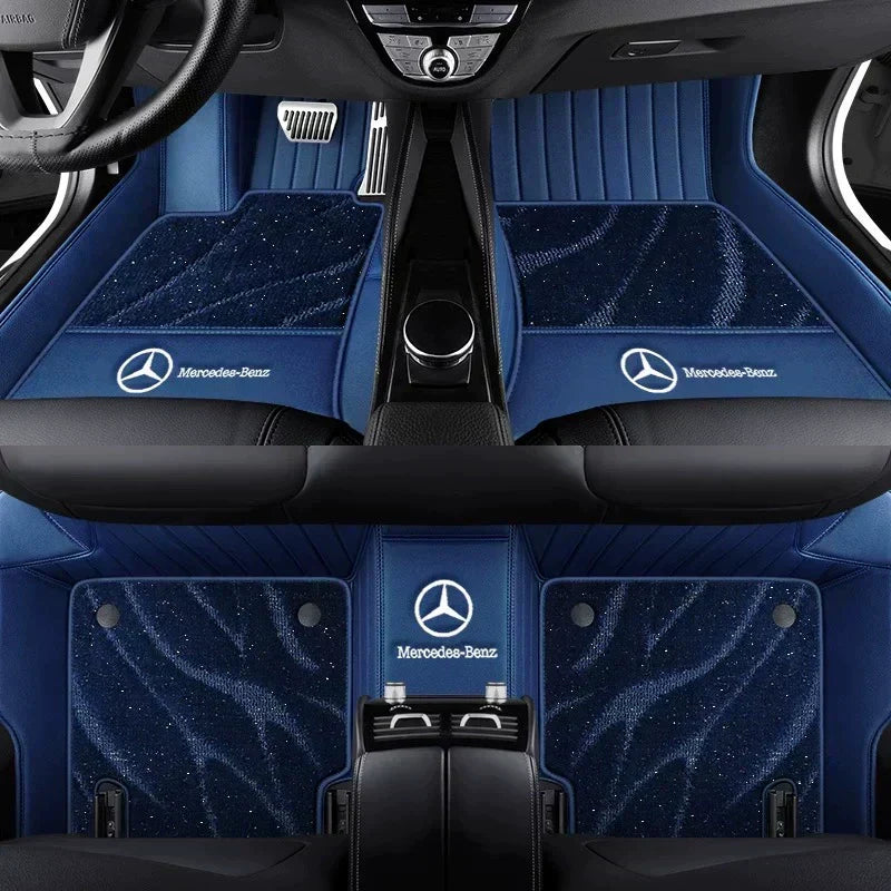 2026 Premium Full-Coverage Leather Car Floor Mats2