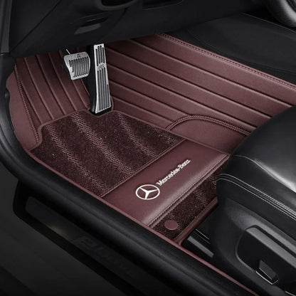 2026 Premium Full-Coverage Leather Car Floor Mats2