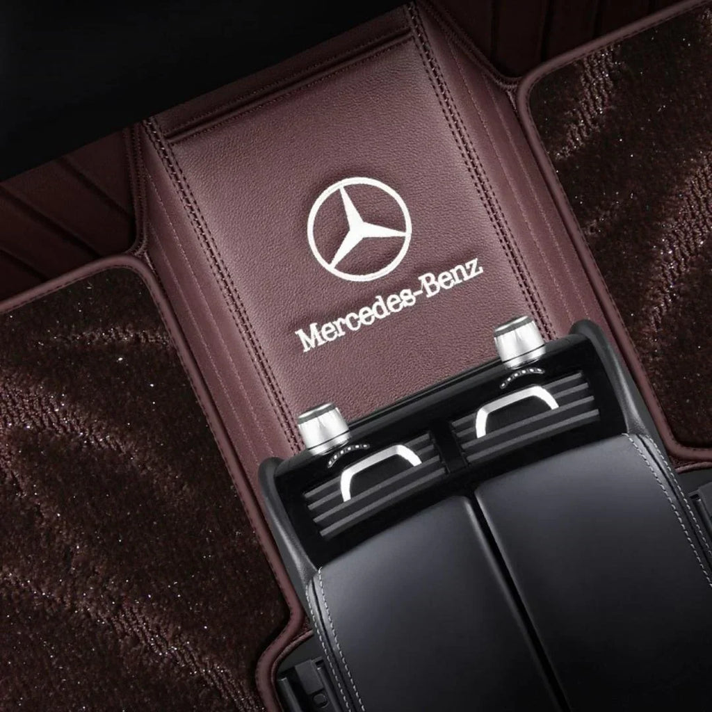 2026 Premium Full-Coverage Leather Car Floor Mats2