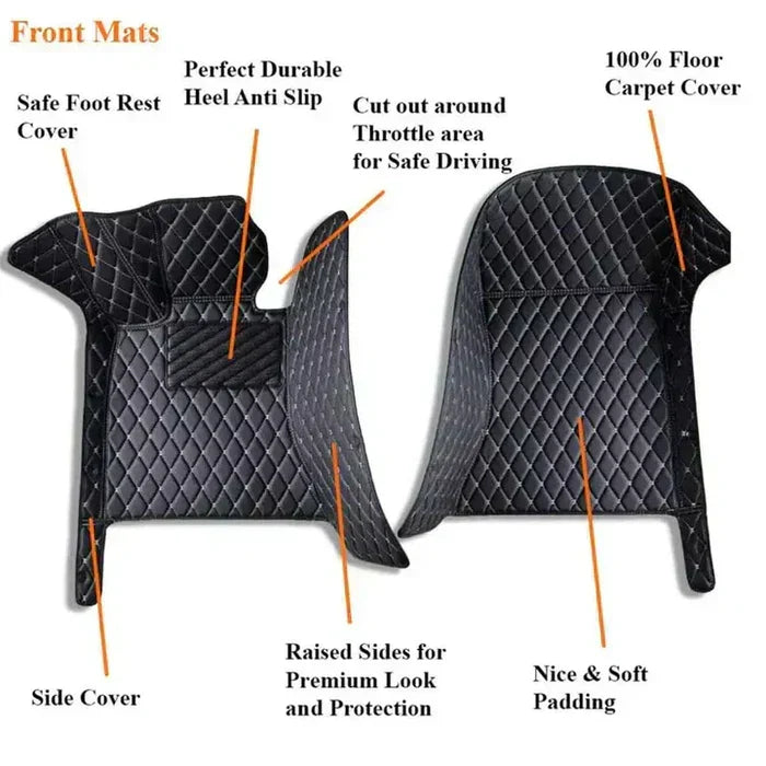 Elvie Heavy Duty Universal Fit Car Mats, SUVs, and TrucksMn