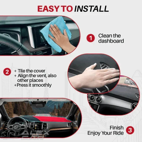 Apex Custom Fit Dashboard Mat Cover For Sedan, Hatchback, , MPV, Truck, SUV etc. MN2